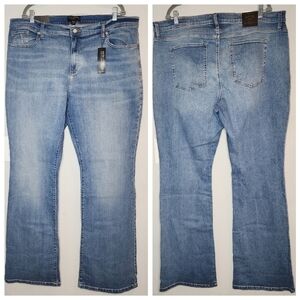 Banana Republic 20 Tall Bootcut Jeans Stretch Denim Lightwash Plus Size 20T 20L